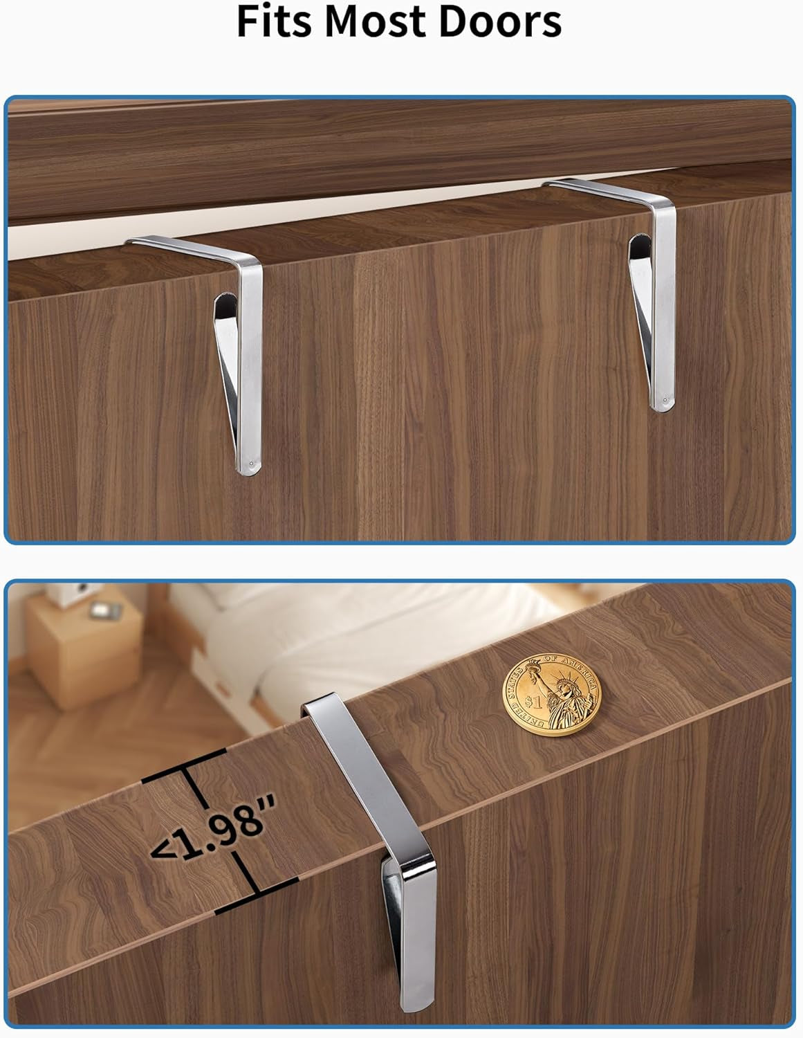 Setara Nav™ 5-Shelf Over the Door Hanging Storage Organizer