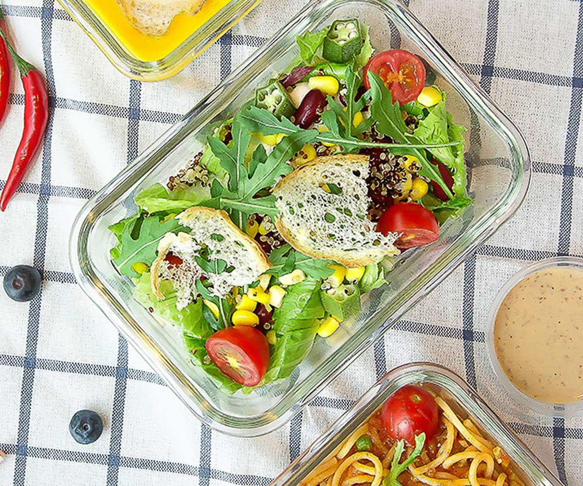 Setara Nav™ 10-Pack Premium Glass Food Storage Containers with Airtight Lids