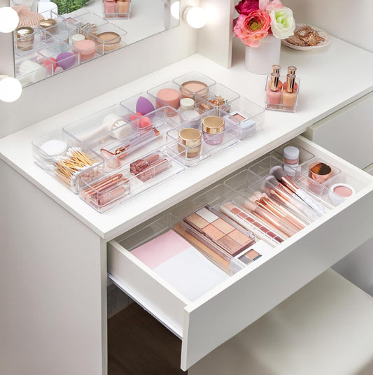 Setara Nav™ 18-Piece Premium Stackable Drawer Organizer Set